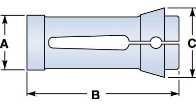 1 Gridley Burring Collet 11/16 Round MO